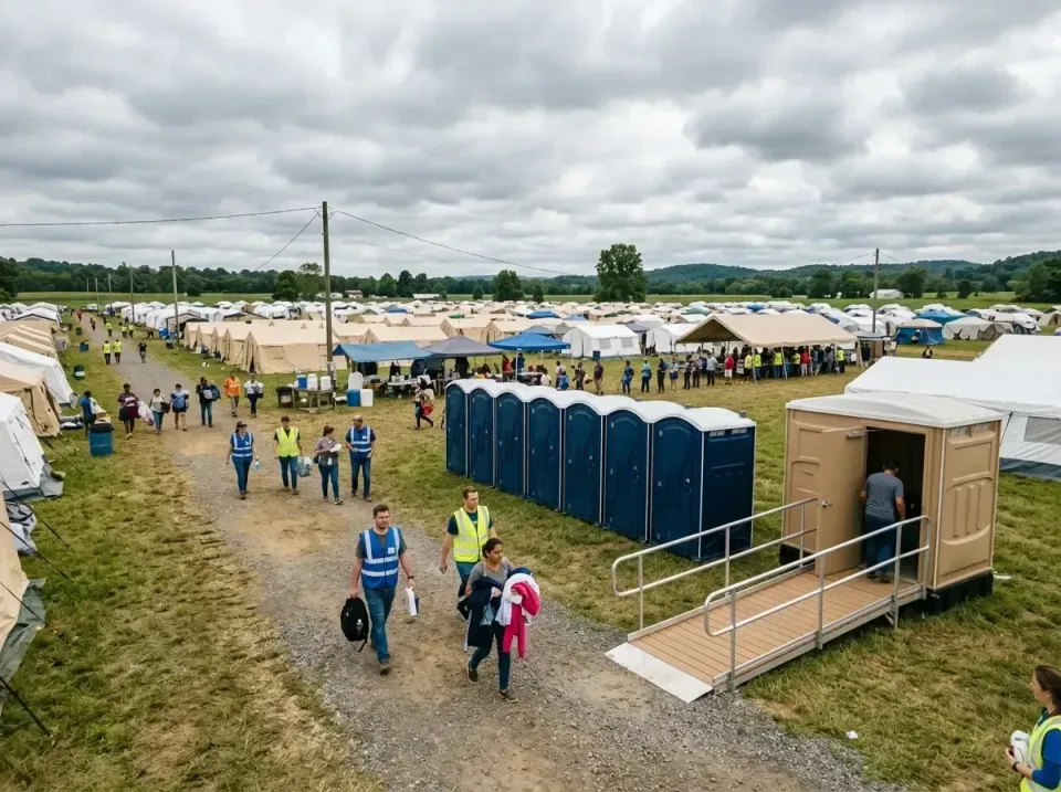 disaster-relief-camp-restrooms-010 — frequently asked questions, Dumpster & Portable Bathrooms Rental in Valley Park, MO